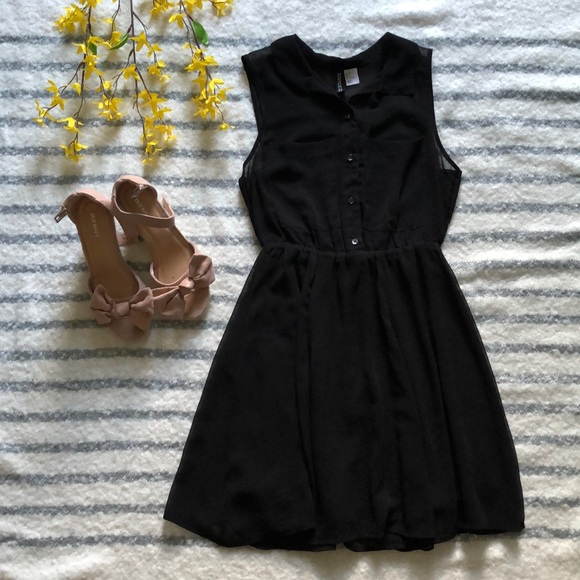 black dresses at h&m